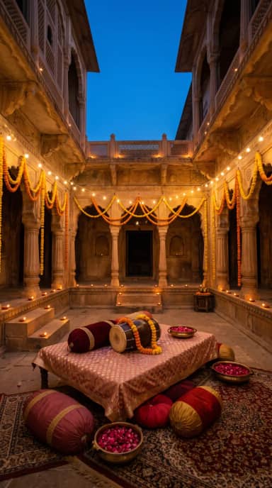 Lifafa: Dholak in the courtyard